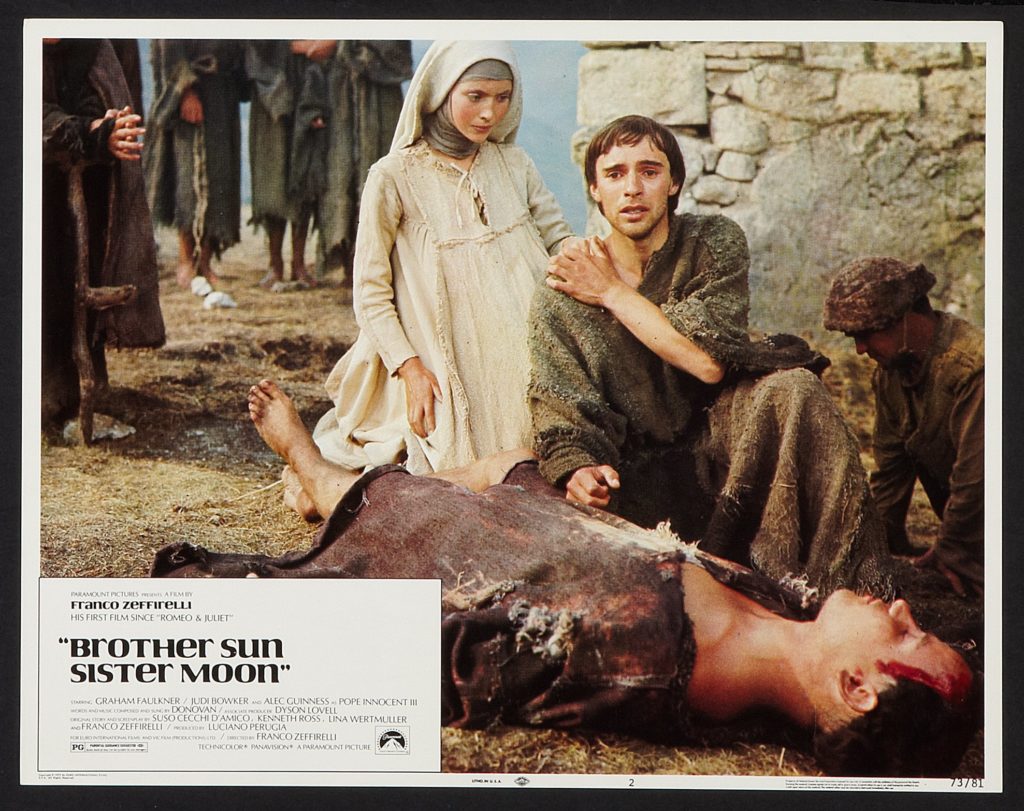 Vintage film poster: Zeffirelli's "Brother Sun, Sister Moon," (1972)