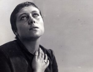 Maria Falconetti as Joan in Dreyer's Passion of Joan of Arc (1928)