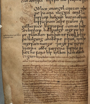 From an eleventh-century manuscript of Bede's 